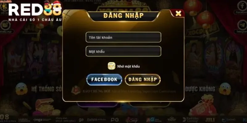 Thao tác đăng nhập RED88 đơn giản