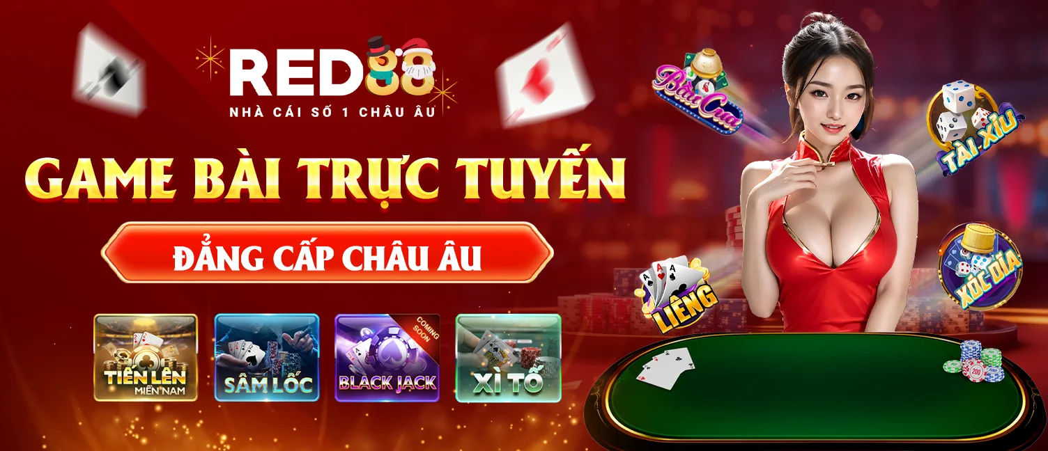 Game bài trực tuyến RED88 đẳng cấp châu Âu